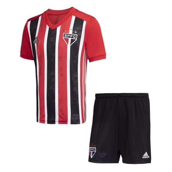 Camiseta São Paulo 2ª Kit Niños 2020 2021 Rojo